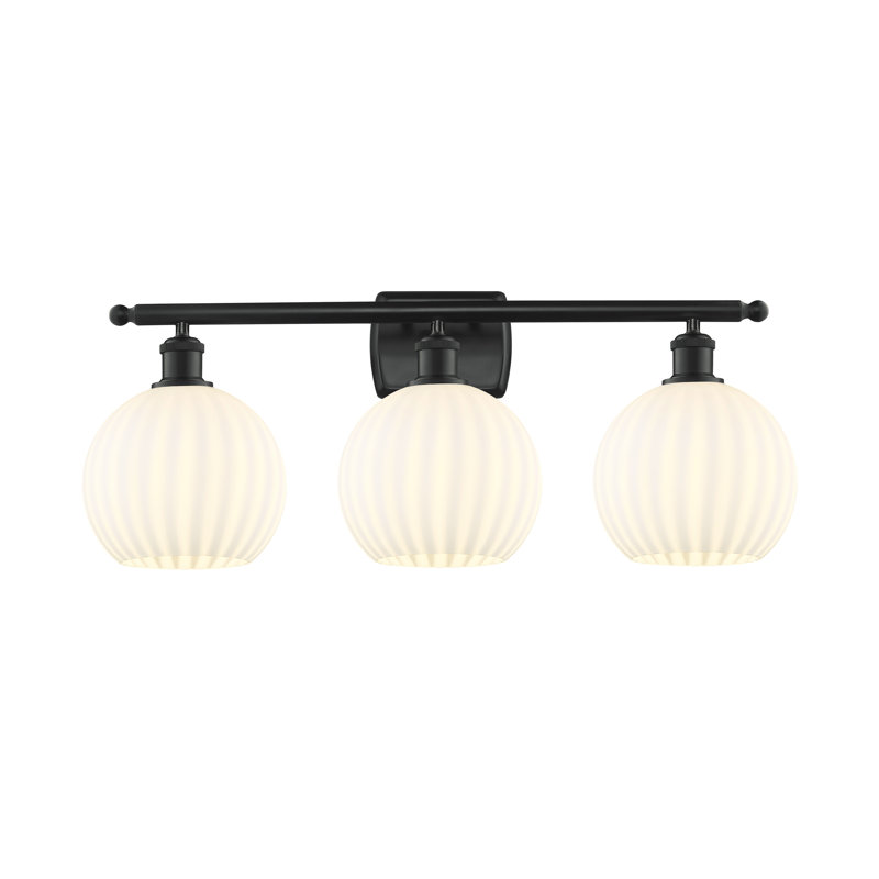 Berklie 3 - Light Dimmable Vanity Light, Matte Black