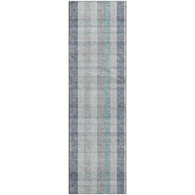 Premium Machine Washable Prisco Silver Rug