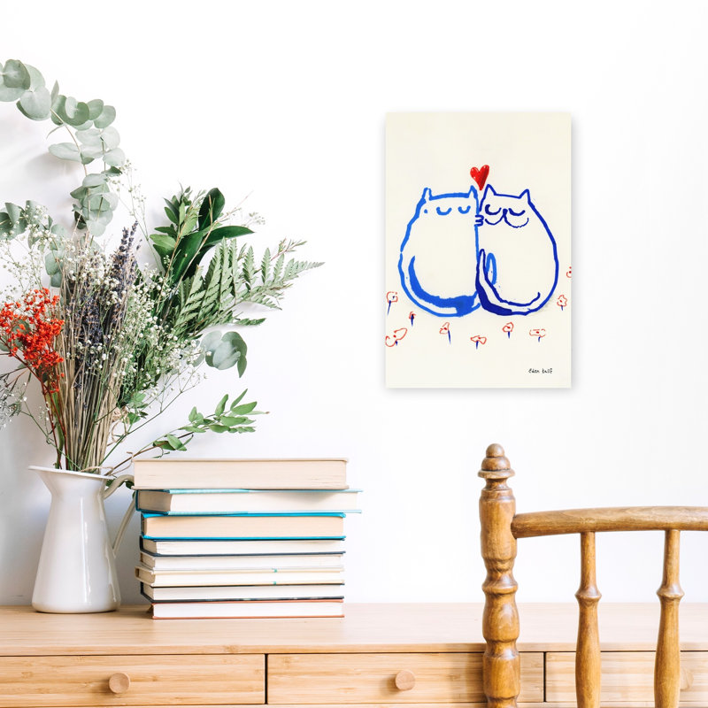 Art mural Lovin 'Cats, 18" H x 12" W