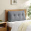 Coussin ergonomique pour dossier de tête de lit triangulaire - rembourré de mousse orthopédique - soutien pour le cou - chambre à coucher, lecture, lit de jour-194800564-194417853