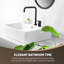 Robinet de lavabo à poignée simple 11,81 po, robinet de meuble-lavabo en laiton massif-99131830