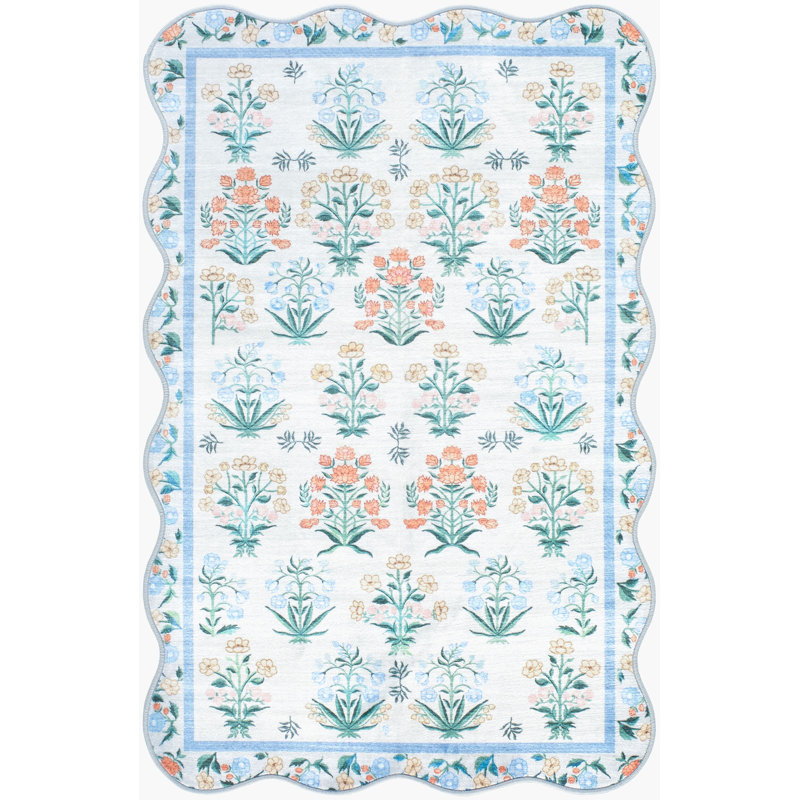 Hakizimana  Machine Woven Rug, Rectangle 1'12" x 2'11"