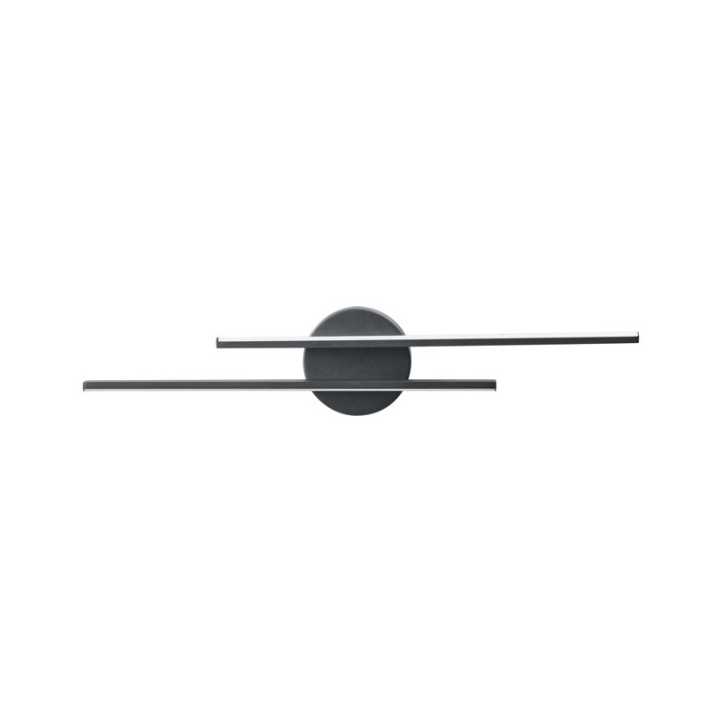 Hardwired LED Wall Mount Picture Light, Matte Black