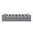 Wood Queen Size Platform Bed Frame With Six Drawers-1856169920