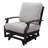 Madison 5 pc Motion Firepit Seating Group Includes: One 48" Round Firepit and 4 Motion Club Chairs