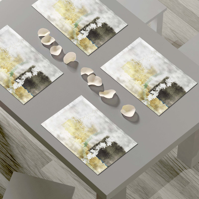 Ensemble de 4 napperons invitant Effervescent