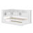 Twin Size Wood Daybed With Storage Shelves, USB And Trundle-107510390