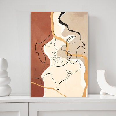Developed Faces 01 Abstract Contemporary Wall Art