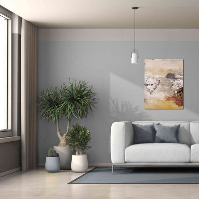 " Silver Space " by Design Fabrikken on Canvas