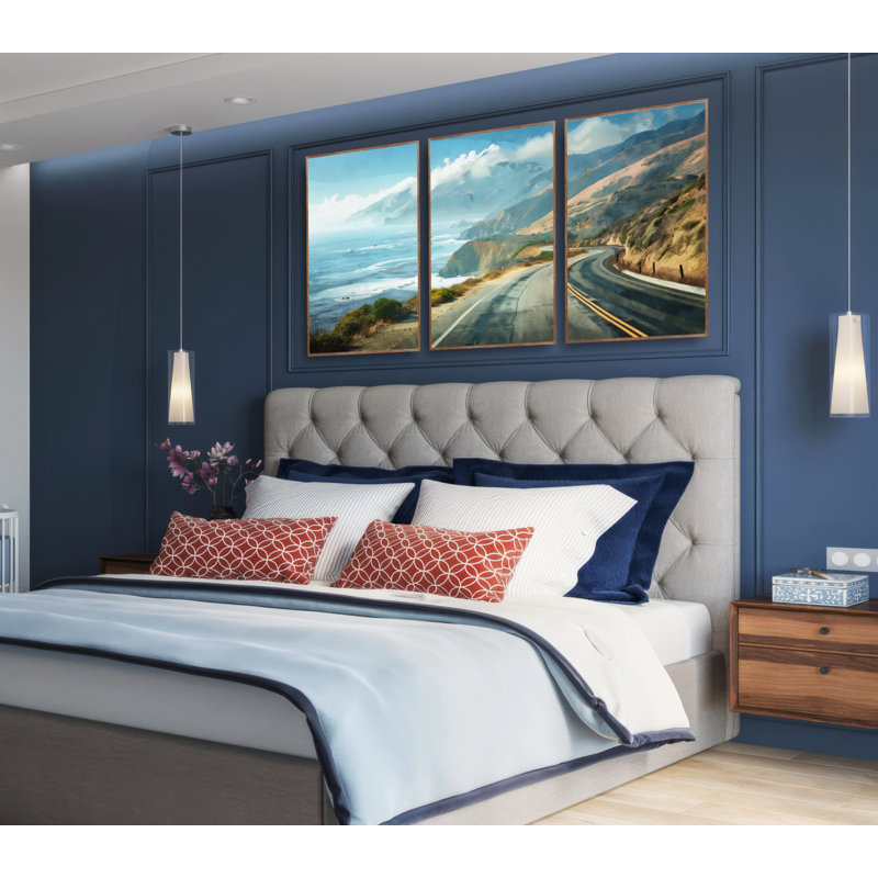 Art mural de Californie, route numéro un, bord de mer, impression de voyage, parc national, affiche, Toile tendue