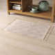 Verina Chevron Handmade Cotton Gray/Cream Area Rug