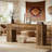 Rustic Farmhouse Console Table with Distressed Finish