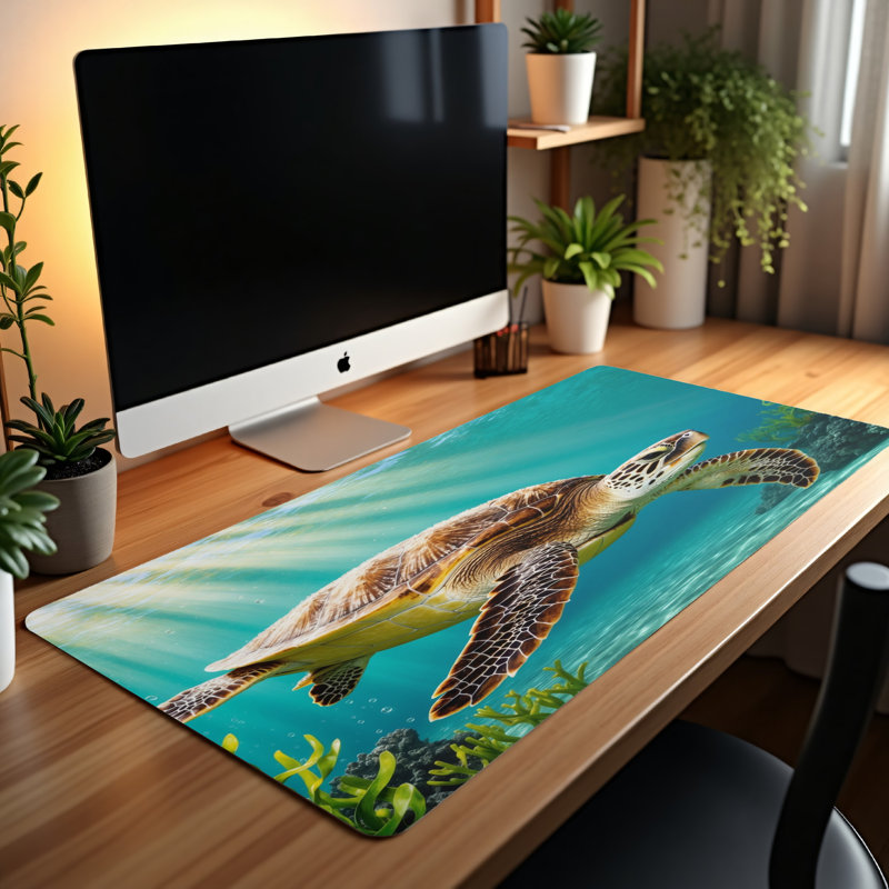 Polyester Desk Pad, 31.5x15.5