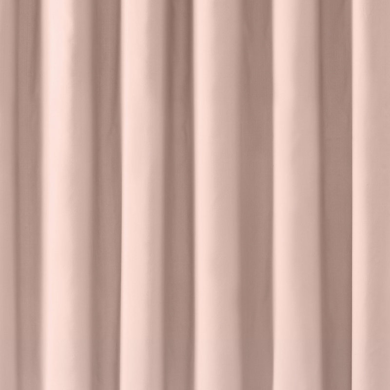 Semi Sheer Curtain Pair, Pink, 50" W x 96" L