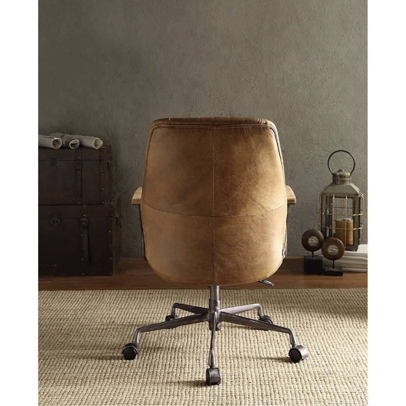 Chaise de bureau en cuir Hamilton