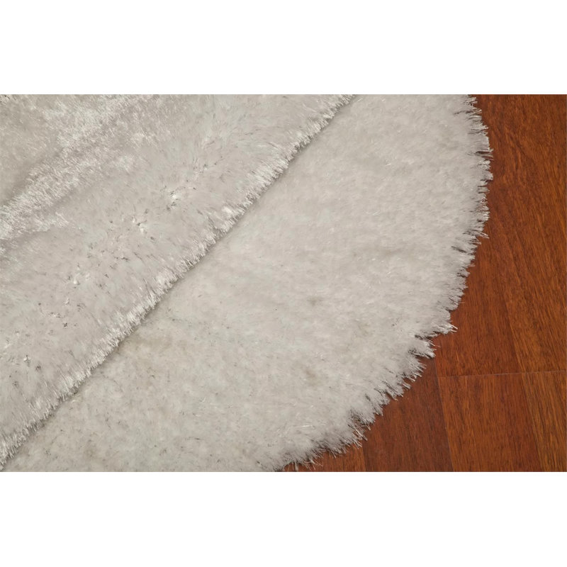 Tapis rond en coton Tulisia, Rond 6 pi 7 po