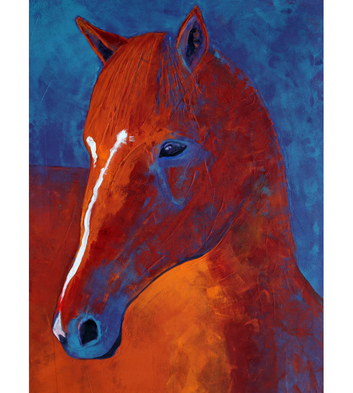 Sun Rising Print, Wrapped Canvas, No Mat, 32" H x 24" W