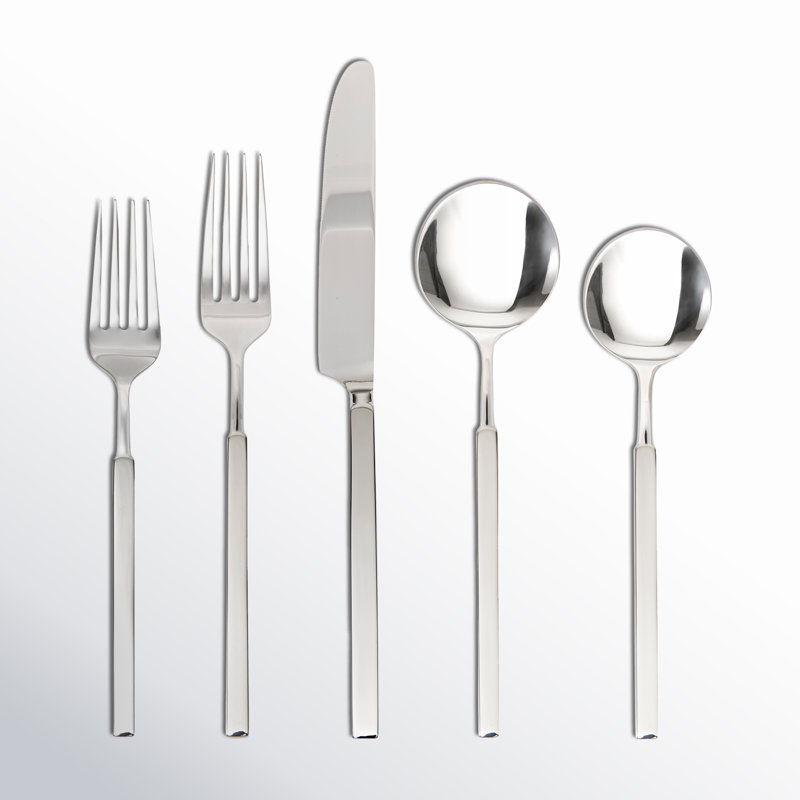 Jaxson 20 Piece Stainless Steel Flatware Set, Service for 4