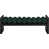 Green Boucle Fabric / Black Finish is out of stock