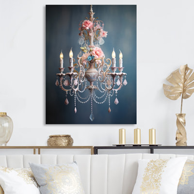 Chandelier Whispered Whimsy - Décoration murale en métal lustre