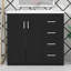 Ensemble de meuble-lavabo 36 po avec lavabo en céramique 36 po, meuble-lavabo autonome avec 3 tiroirs-792698451-792698453