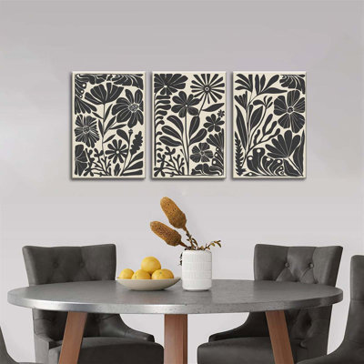 3 Piece Wrapped Canvas Wall Art