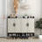 Versatile Modern Shoe Cabinet with Adjustable Shelves and Stylish Design