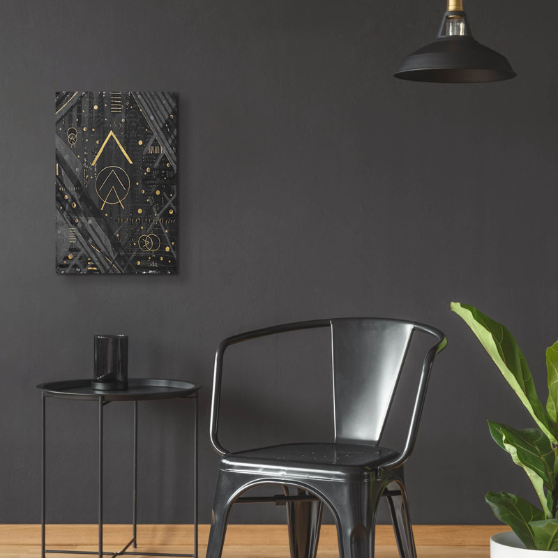  Art mural en verre «Direction» par Lori Arbel, 16 po x 24 po, H 24 po x l 16 po