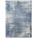Tapis abstrait bleu