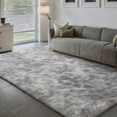 Tie Dye Shag Area Rug