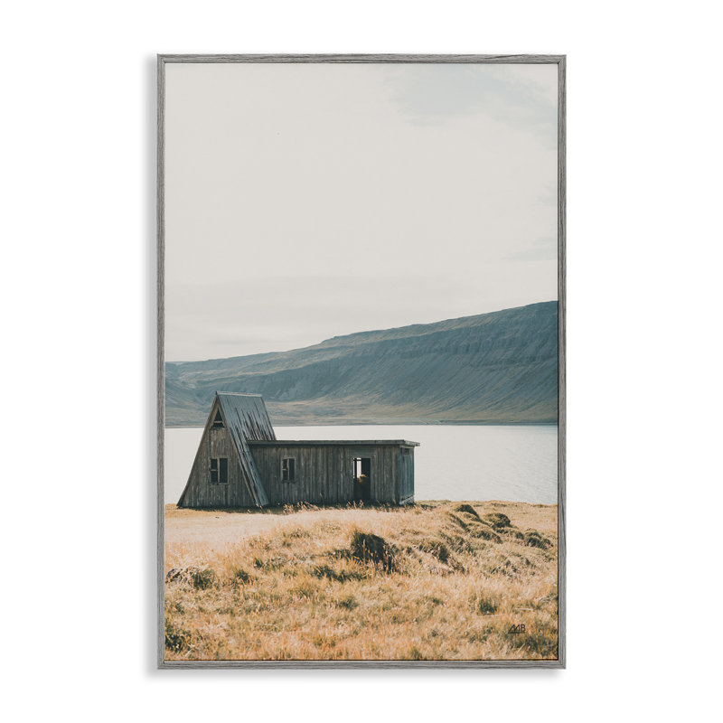  Islande, art de la giclée Cottage par Max Blakesberg Studios, Estampe numérique Farmhouse, H 30 po x l 20 po