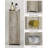 Bathroom Storage Cabinet, Corner Floor Cabinet with 2 Doors and Adjustable Shelf, Narrow Toilet Paper Cabinet, Bathroom Organizer for Small Spaces-1290868267-1290868256