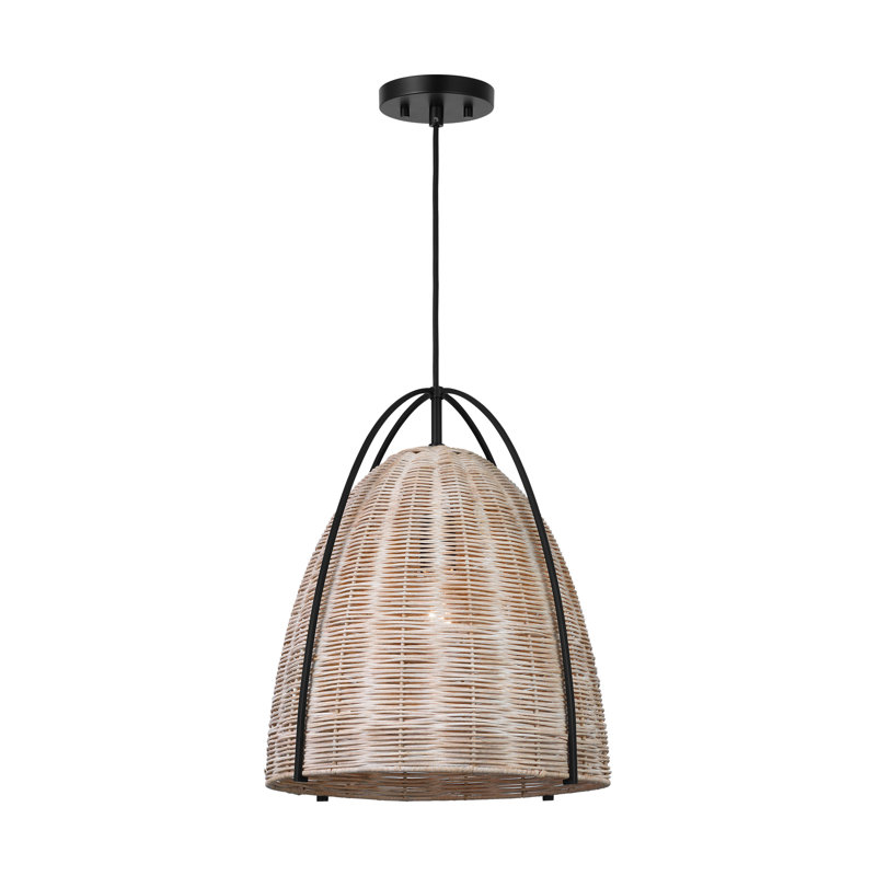 Grande suspension Norman de , Noir / Frêne, H 85,5 po x l 15,5 po x P 15,5 po