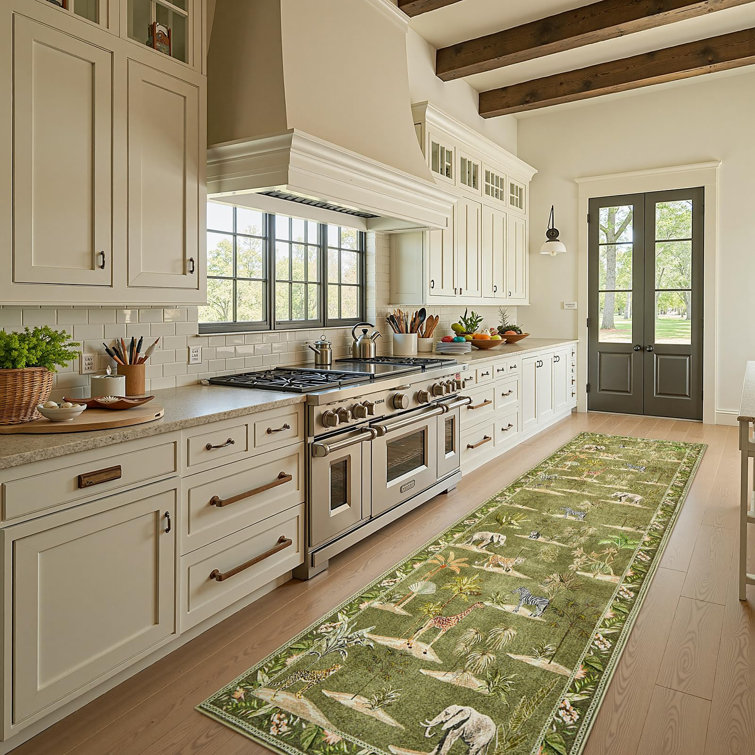 Animals Print Washable Ultra-Thin Non-Slip Area Rug
