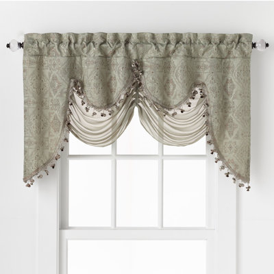 Munsell Damask Swag Window Valance