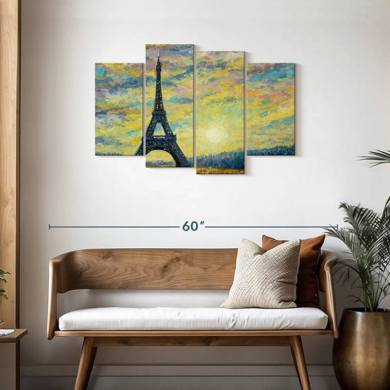 Lilie Eiffel Tower, 27'' H x 43'' W