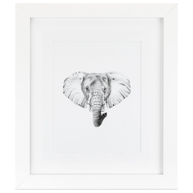 Wood Matte Picture Frame with Mat, Super White