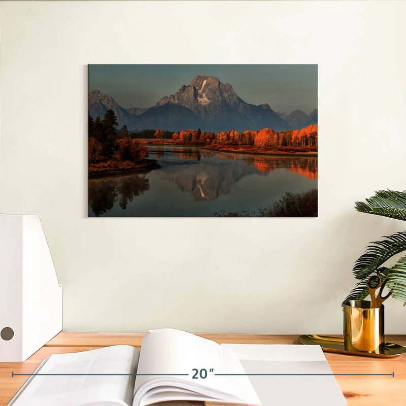 Alvord Grand Teton Sunset Kissed Autumn, H 8 po x l 12 po