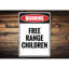 Plaque en aluminium pour enfants Free Range-58278605