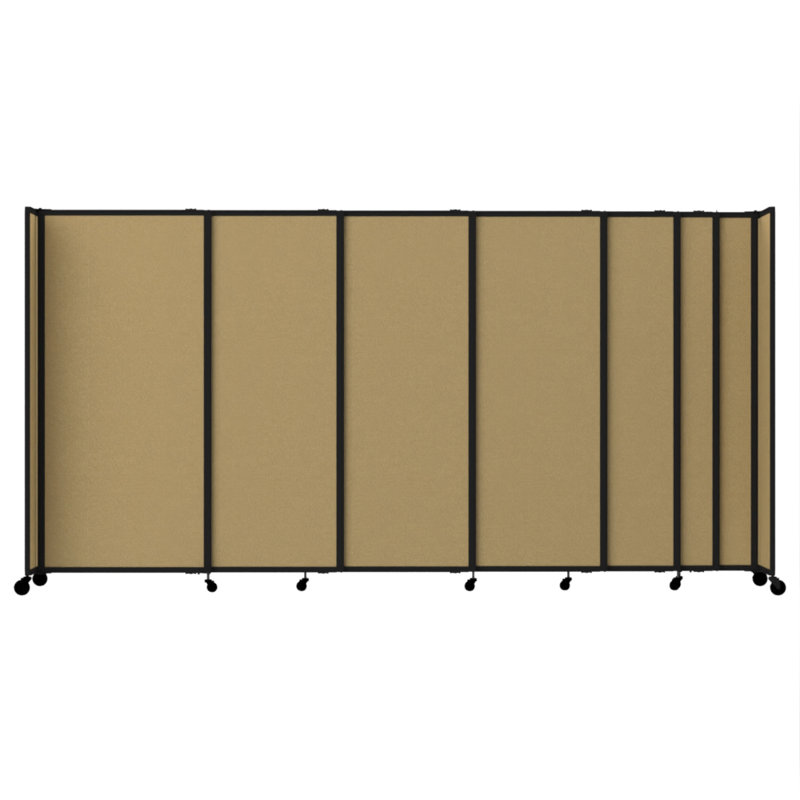 Cloison portative coulissante en tissu StraightWall, H 60 po x l 86 po x P 1 po, Bleu poudre