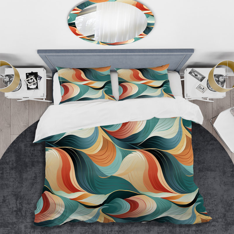 Ensemble de housse de couette Coastal, Housse de couette pour très grand lit et 2 très
