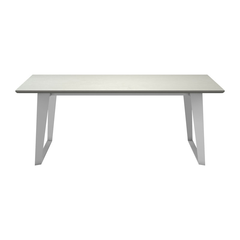 Amsterdam 79'' Rectangle Conference Table, White Sand