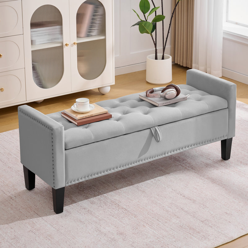 Repose-pieds 50 po, Gris
