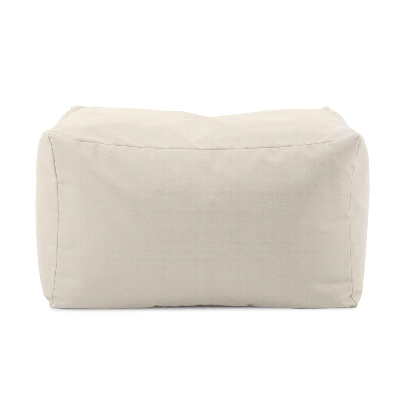 Pouf d'extérieur - Bois flotté naturel, White