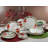 Ivona 30 Piece Porcelain China Dinnerware Set - Service for 6