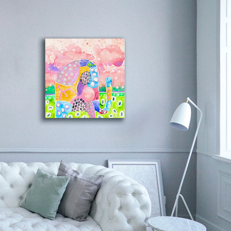 «Charmed» par Wyanne, art mural sur toile, 18 po x 18 po, H 37 po x l 37 po x P 1,5 po