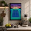 House on Court Modern - Wrapped Canvas-1671952323-1671952325