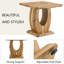 Modern Wood Tone Coffee Tables - , Square, Rectangular, Scratch- Finish Minimalist Square And To Damage