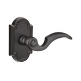 Napoli Wave/Drop Passage (Hall & Closet) Door Lever with Arch Rosette