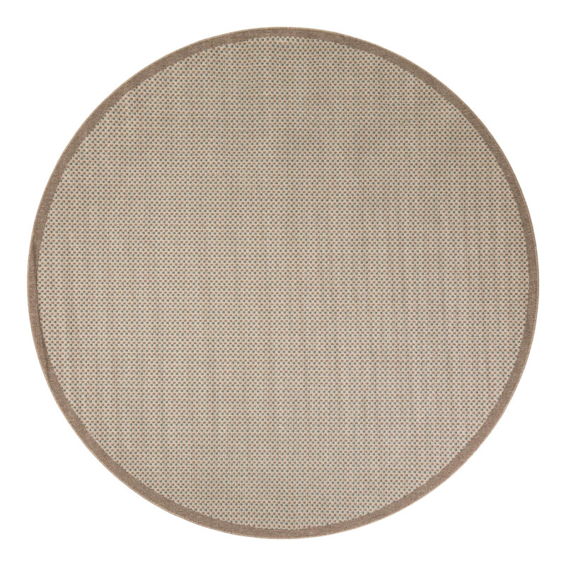 Gourlie Indoor/Outdoor Area Rug, Round 7'10"